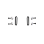 Bumper Retainer Kit White