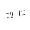 Bumper Retainer Kit White