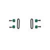 Bumper Retainer Kit Green