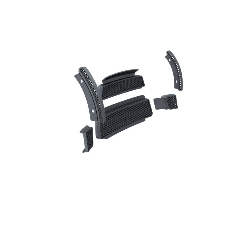 Mitsubishi EVO X Front Grill & Air Intakes