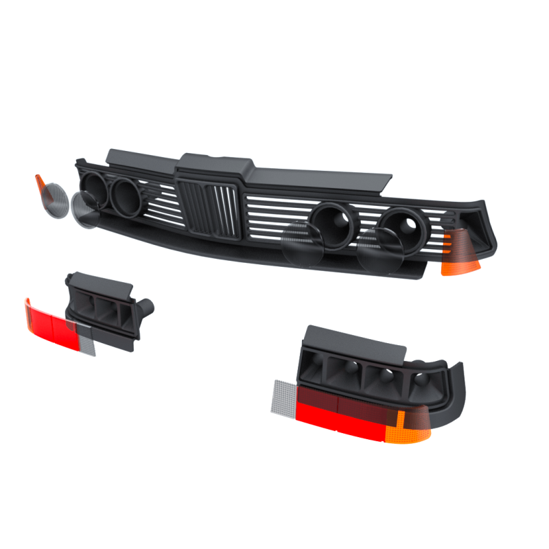 BMW E21 Lights lenses V1