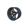 R-Fighter Rims Gunmetal Offset 6mm (2pcs)