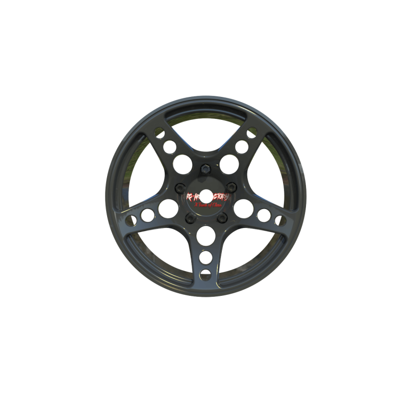 R-Fighter Rims Gunmetal Offset 8mm (2pcs)