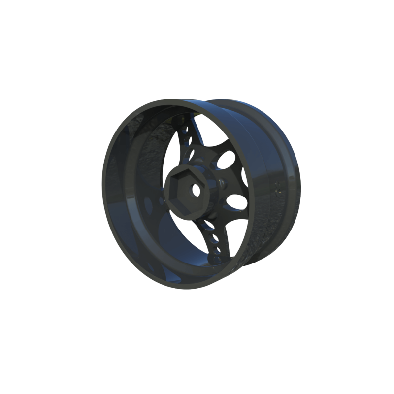 R-Fighter Rims Gunmetal Offset 8mm (2pcs)