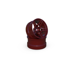 R-Fighter Wheels Offset 6mm Red (2pcs)