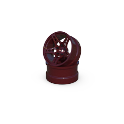 R-Fighter Wheels Offset 6mm Red (2pcs)