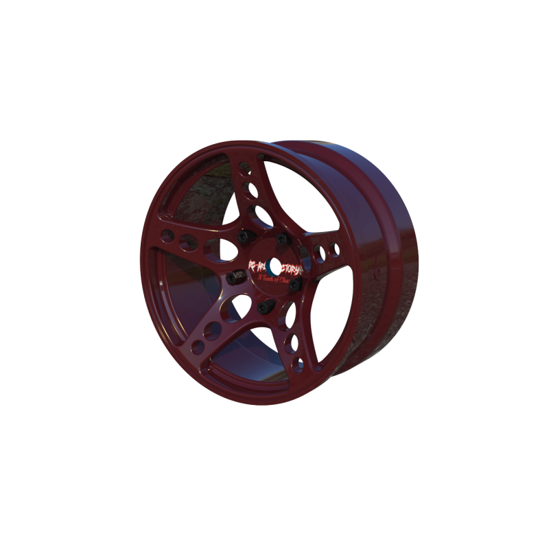 R-Fighter Rims Red Offset 6mm (2pcs)
