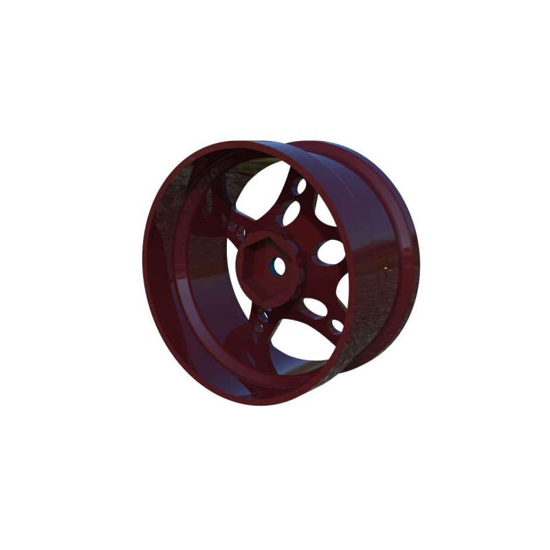 R-Fighter Rims Red Offset 6mm (2pcs)
