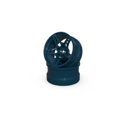 R-Fighter Wheels Offset 6mm Blue (2pcs)