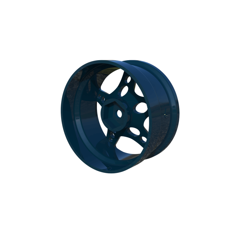 R-Fighter Rims Blue Offset 6mm 2pcs)
