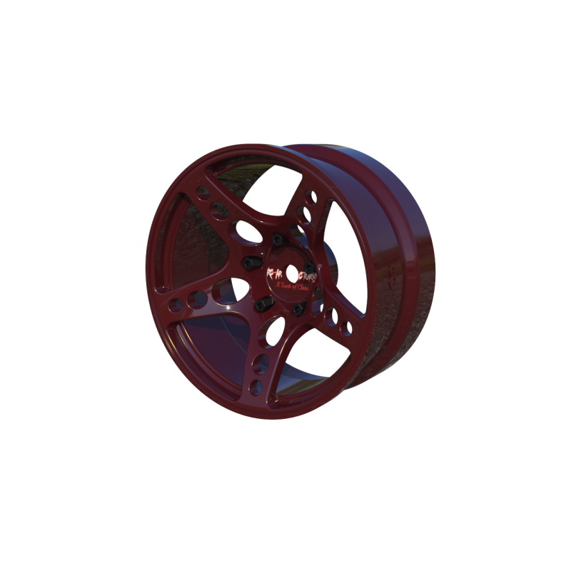 R-Fighter Rims Red Offset 8mm (2pcs)