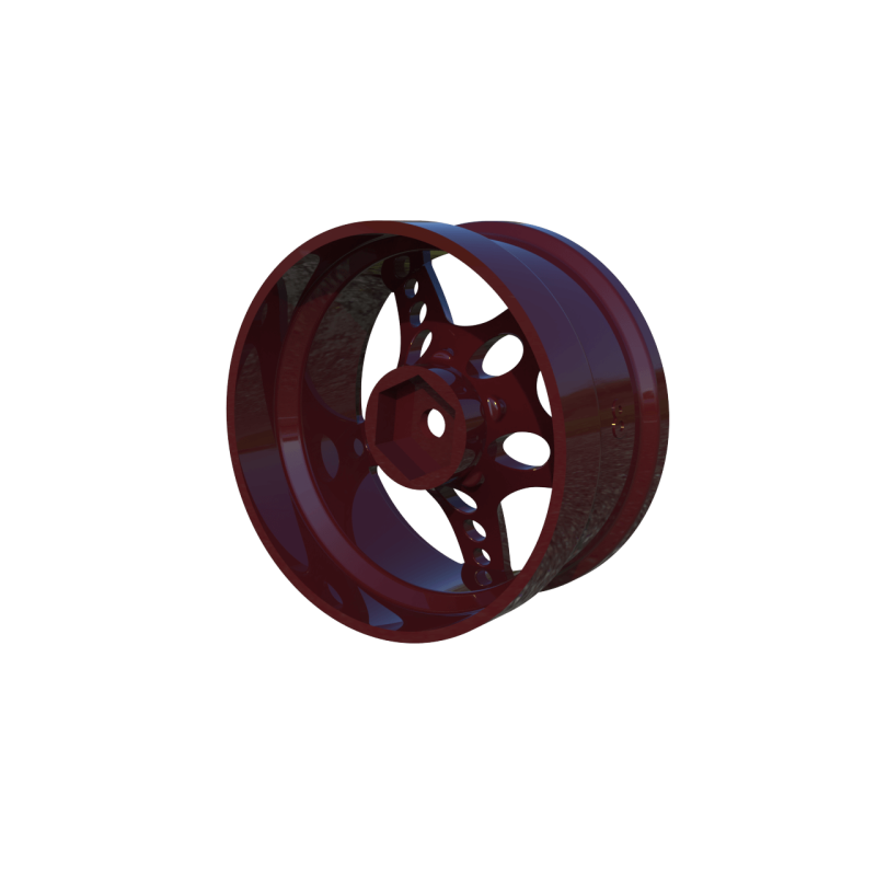 R-Fighter Rims Red Offset 8mm (2pcs)