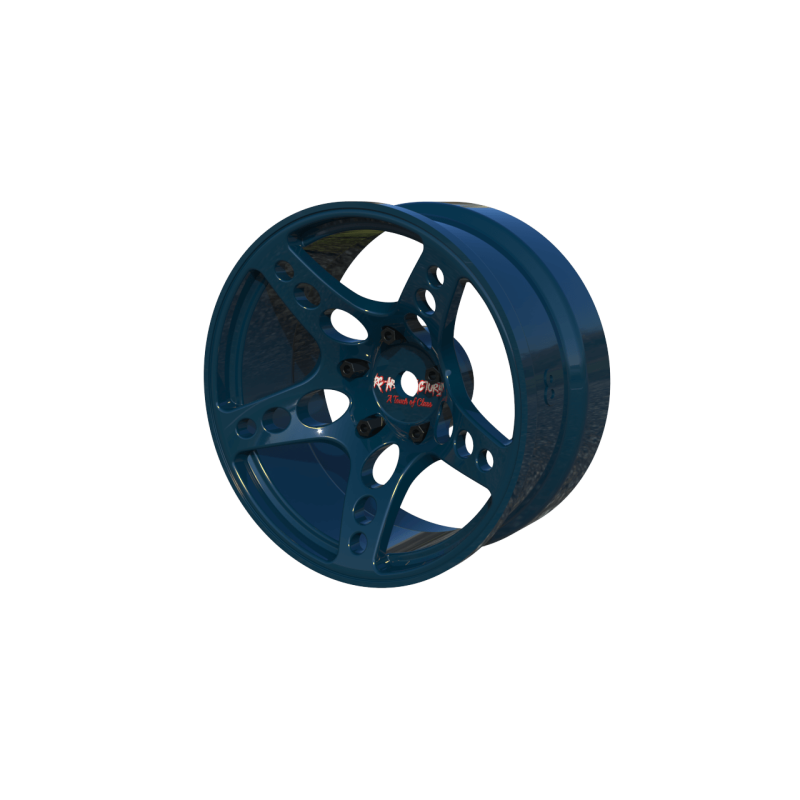 R-Fighter Rims Blue Offset 8mm (2pcs)