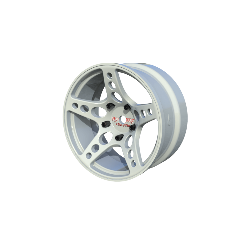 R-Fighter Rims White Offset 6mm (2pcs)