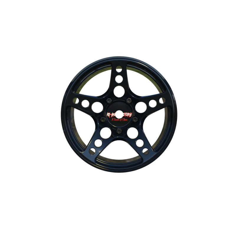 R-Fighter Rims Black  Offset 6mm (2pcs)