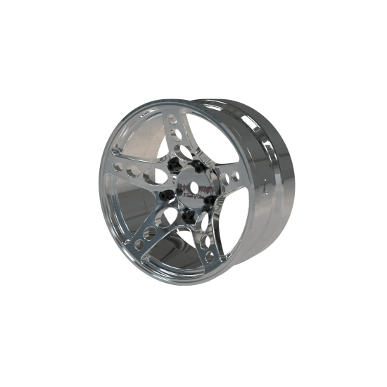 R-Fighter Wheels Offset 6mm Silver (2pcs)