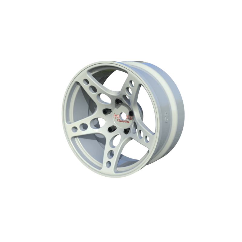 R-Fighter Rims White Offset 8mm (2pcs)