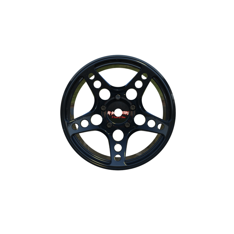 R-Fighter Rims Black Offset 8mm (2pcs)