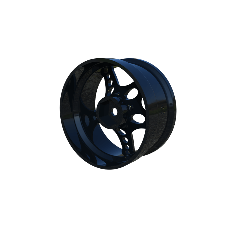 R-Fighter Rims Black Offset 8mm (2pcs)