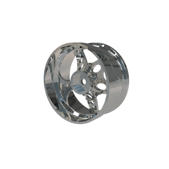 R-Fighter Wheels Offset 8mm Silver (2pcs)