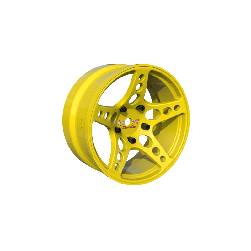 R-Fighter Rims Yellow Offset 6mm (2pcs)