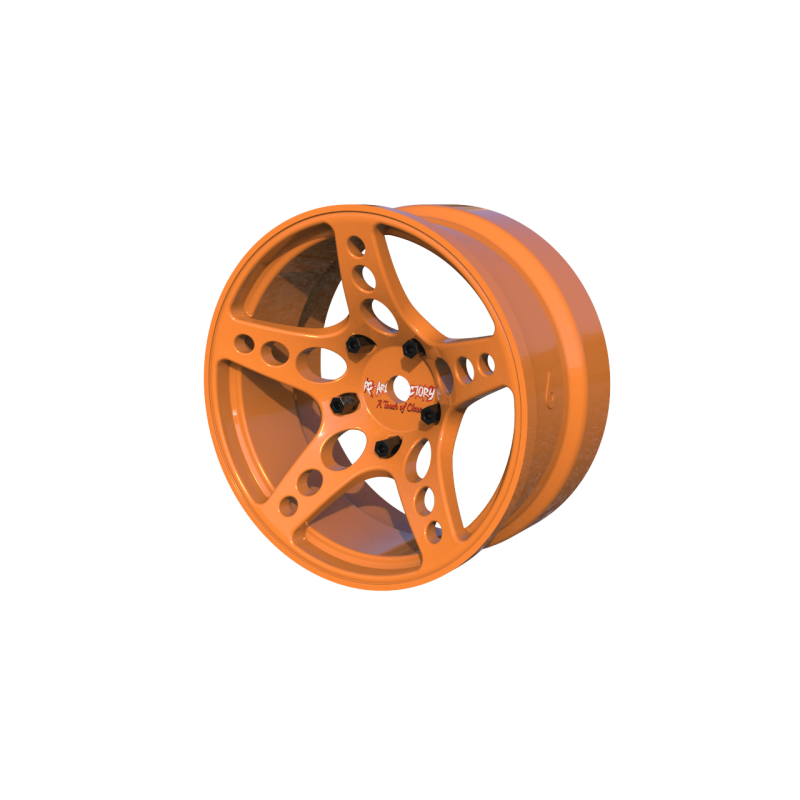 R-Fighter Rims Orange Offset 6mm (2pcs)
