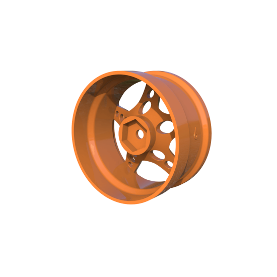 R-Fighter Wheels Offset 6mm Orange (2pcs)