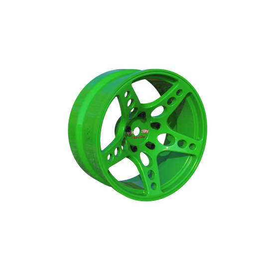 R-Fighter Wheels Offset 8mm Green (2pcs)