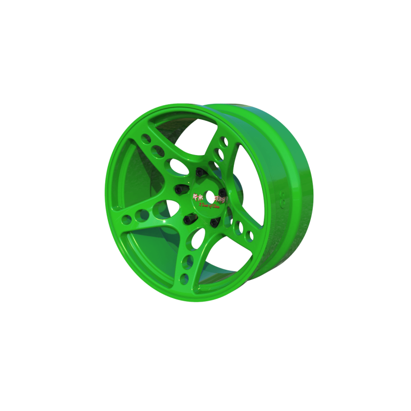 R-Fighter Rims Green Offset 8mm (2pcs)
