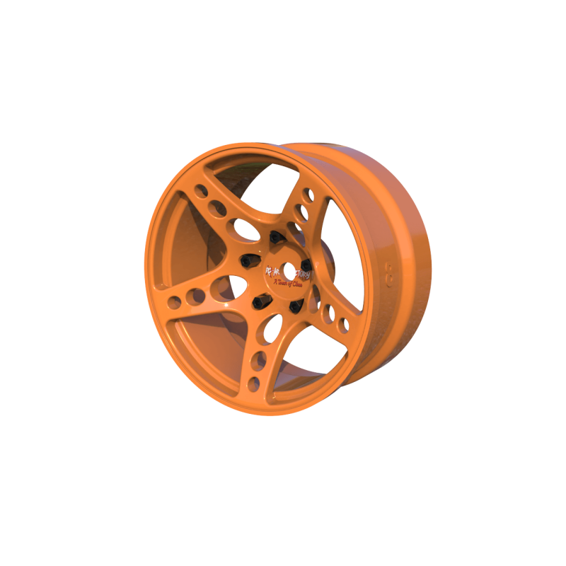 R-Fighter Rims Orange Offset 8mm (2pcs)