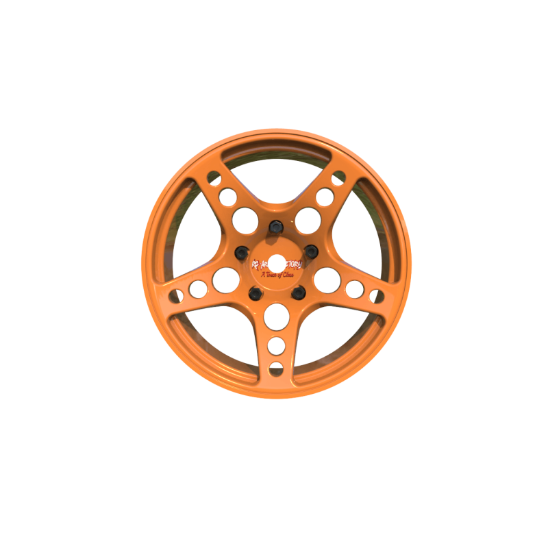 R-Fighter Rims Orange Offset 8mm (2pcs)