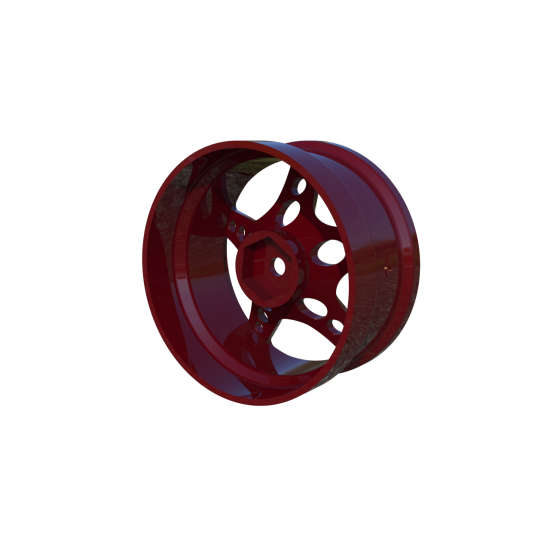 R-Fighter Wheels Offset 6mm Custom Red (2pcs)