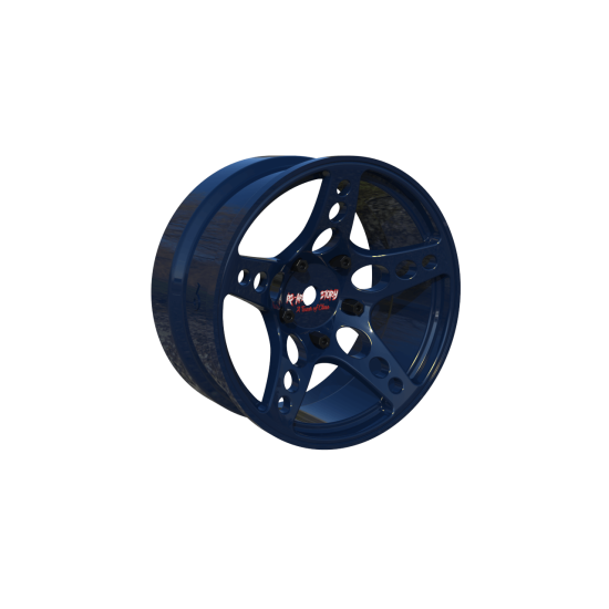 R-Fighter Wheels Offset 6mm Custom Blue (2pcs)