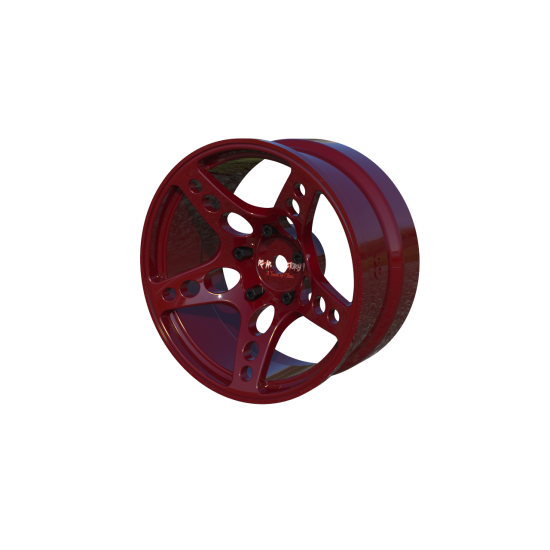 R-Fighter Wheels Offset 8mm Custom Red (2pcs)