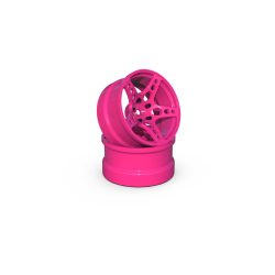 R-Fighter Wheels Offset 6mm Pink (2pcs)