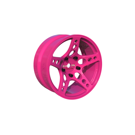 R-Fighter Wheels Offset 6mm Pink (2pcs)