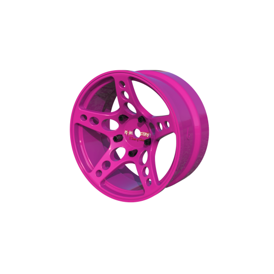 R-Fighter Wheels Offset 6mm Purple (2pcs)