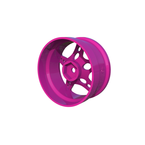 R-Fighter Wheels Offset 6mm Purple (2pcs)