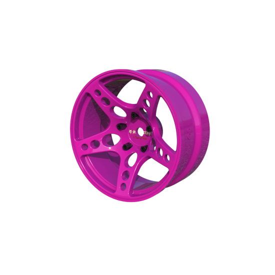 R-Fighter Wheels Offset 8mm Purple (2pcs)