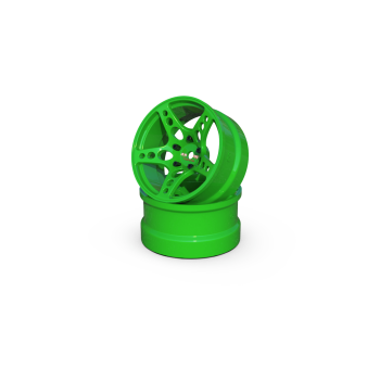 R-Fighter Rims Green Offset 6mm (2pcs)
