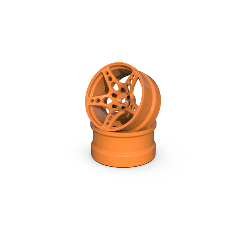 R-Fighter Rims Orange Offset 6mm (2pcs)