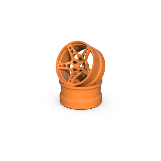 R-Fighter Wheels Offset 8mm Orange (2pcs)