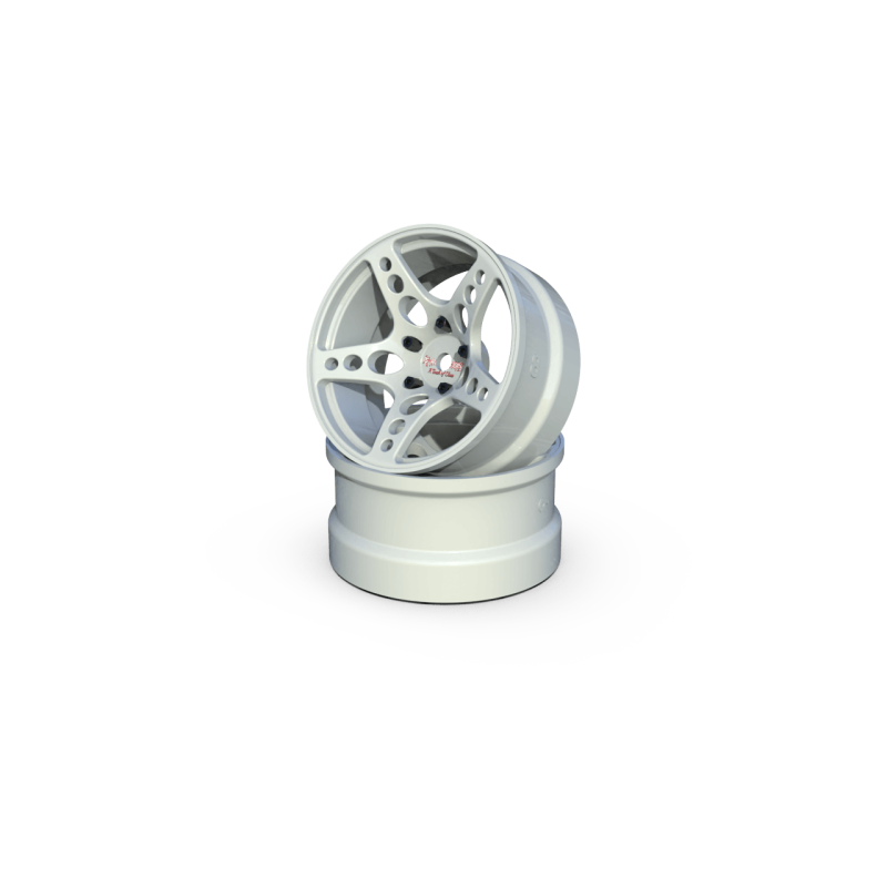 R-Fighter Rims White Offset 8mm (2pcs)