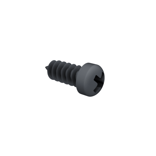 Self Tapping Screw 1.2*3mm Black