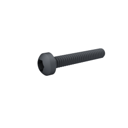 Hex Pan Head Screw 1.6*10mm Black