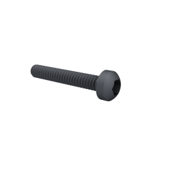 Hex Pan Head Screw 1.6*10mm Black