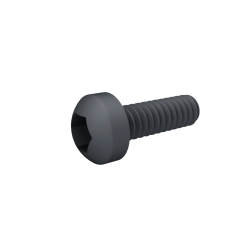 Hex Pan Head Screw 1.6*5mm Black