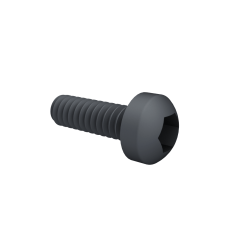 Hex Pan Head Screw 1.6*5mm Black