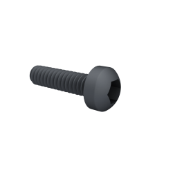 Hex Pan Head Screw 1.6*6mm Black