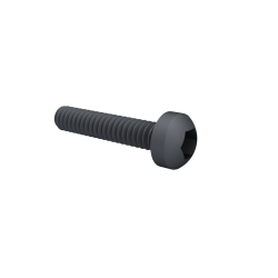 Hex Pan Head Screw 1.6*8mm Black